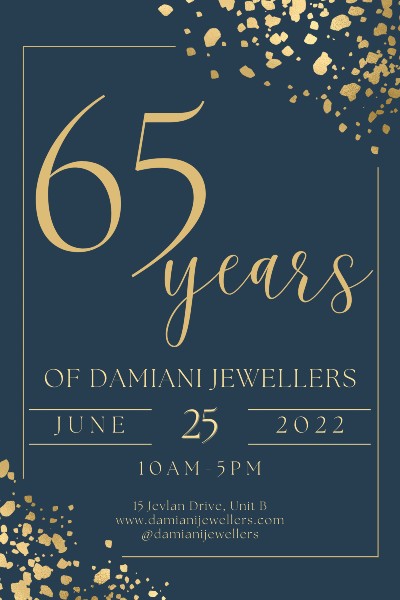 Party with Damiani Jewellers for Their 65th Anniversary 0
