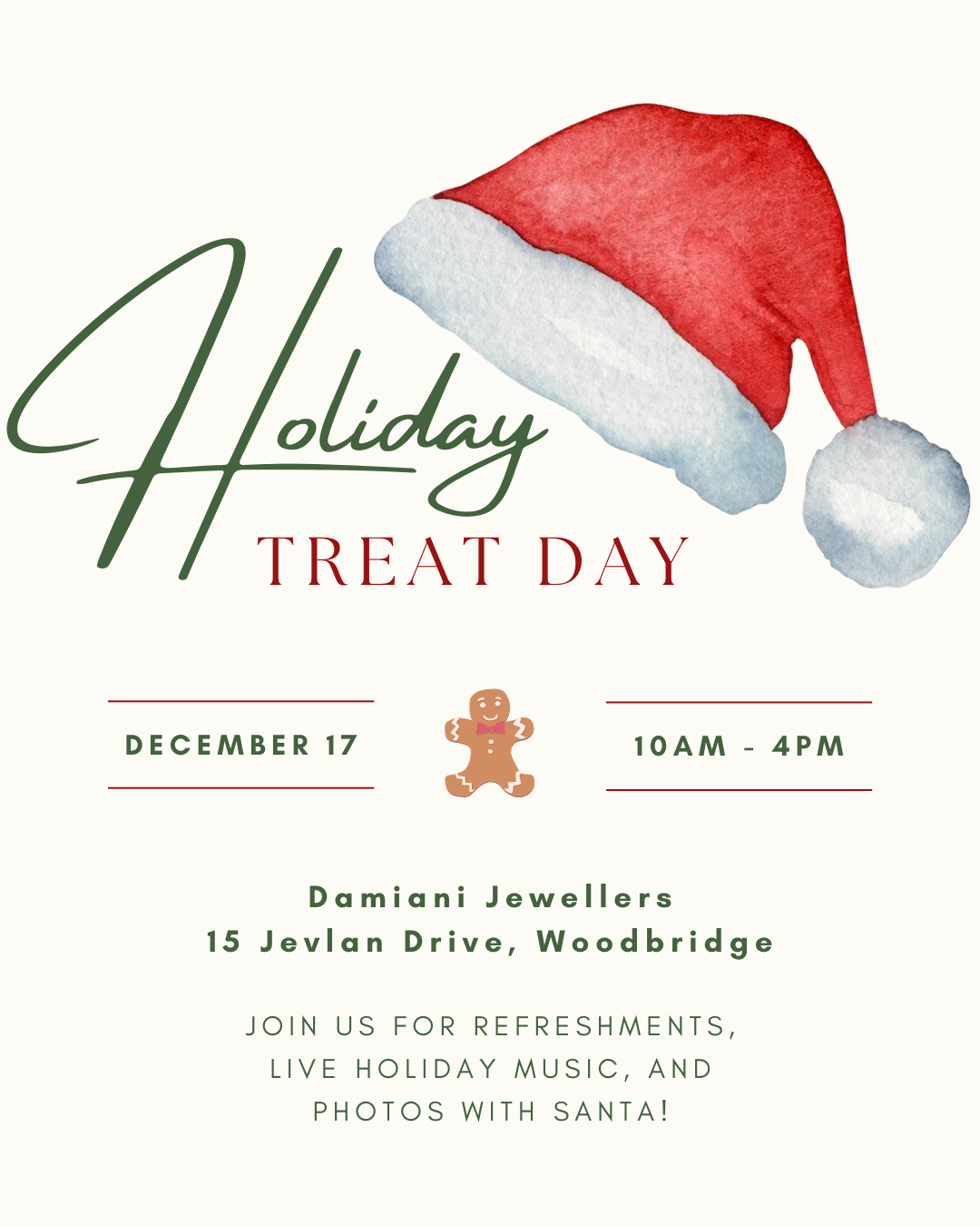 customer appreciation day at Damiani Jewellers - find last minute gifts for the holidays!