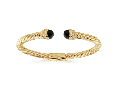 A coil bracelet by Miss Mimi