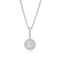 Miss Mimi Circle Silver Necklace 09-022059-01