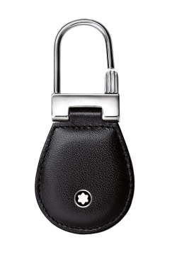 Montblanc Black Leather Key Fob 14085