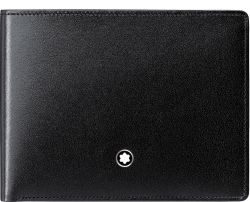Montblanc Black 6cc Leather Wallet 14548