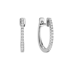 RNB Diamond Huggie Hoop Earrings 13-040081