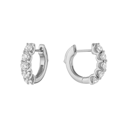 RNB Diamond Hoop Earrings 13-04UP100