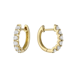 RNB Diamond Hoop Earrings 13-04UP75Y