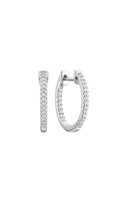 RNB Inside-Out Pave Diamond Hoop Earrings 13-040014