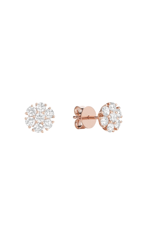 RNB Diamond Flower Stud Earrings 13-04NF100R