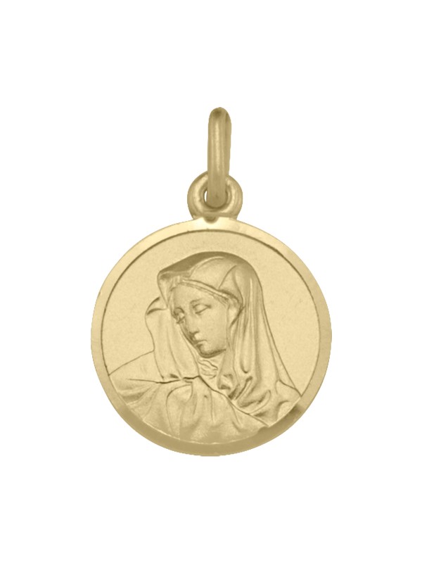 14 ct 2025 gold madonna medal