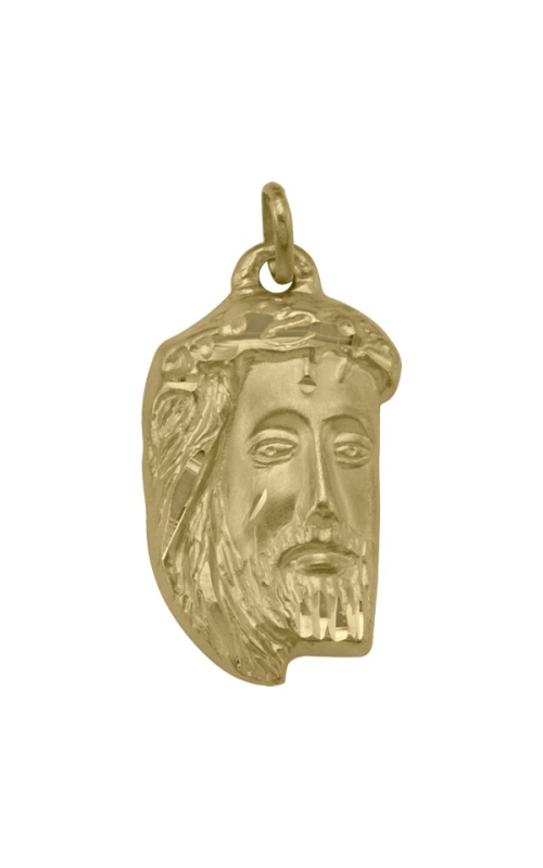 Tecimer 14 Karat Yellow Gold Jesus Pendant N1603-14Y