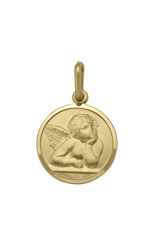 Tecimer 14 Karat Yellow Gold Angel Pendant N1624-14Y