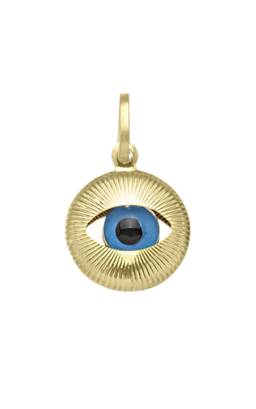 Tecimer 18 Karat Yellow Gold Evil Eye Pendant N6719-18Y