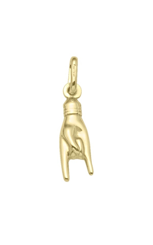 Tecimer 18 Karat Yellow Gold Hand Pendant N6724-18Y