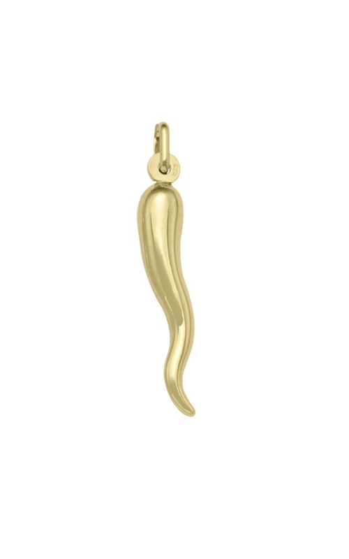 Tecimer 18 Karat Yellow Gold Horn Pendant N6728-18Y