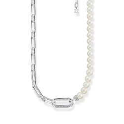 Thomas Sabo Pearl Link Necklace KE2109-167-14