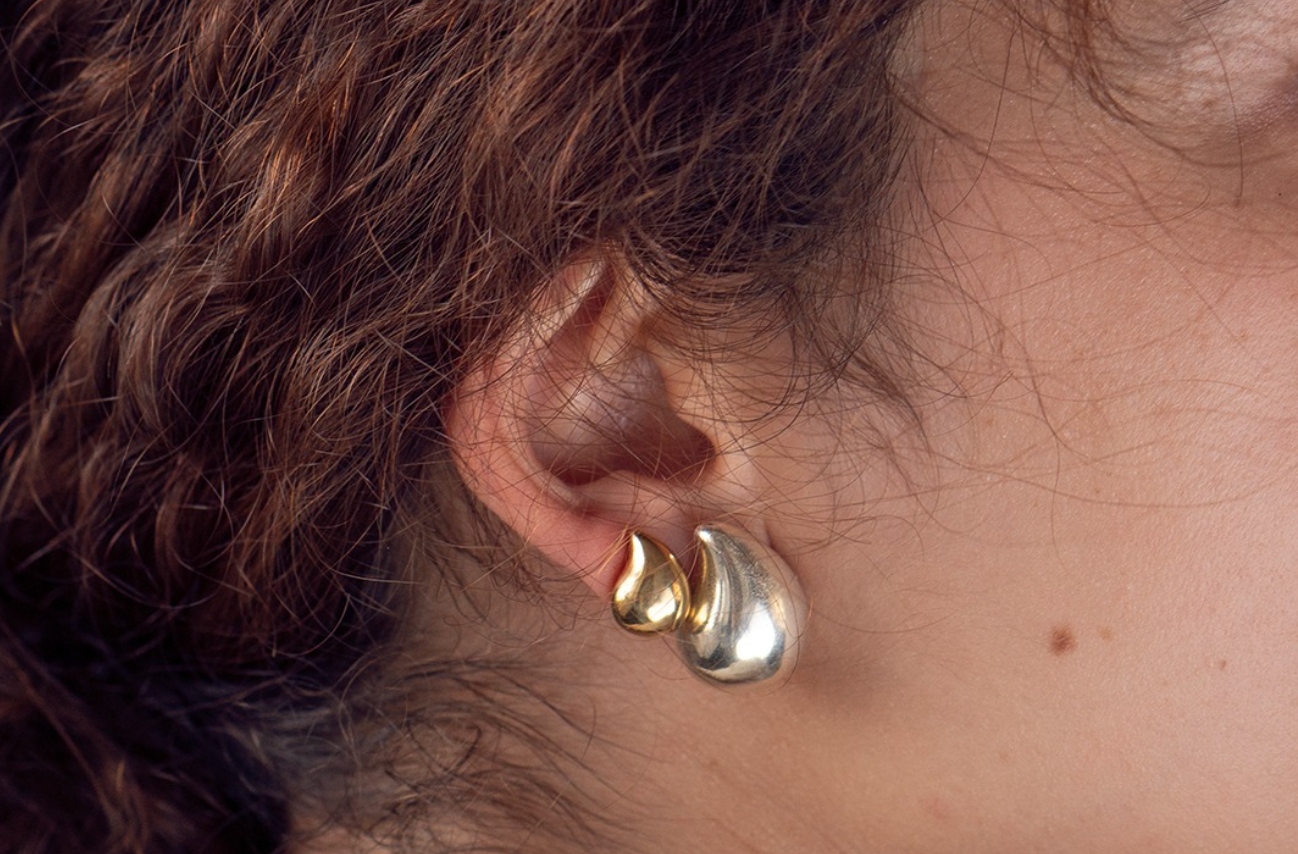 statement stud earrings